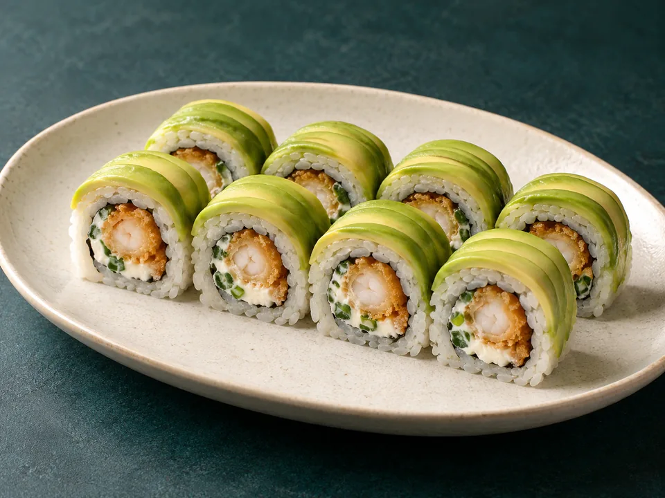 Imagen ilustrativa de Avocado Ebi Furay